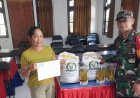 Koptu Kuswara Nusa Penida Dampingi Pendistribusian Beras dan Minyak Goreng di Desa Lembongan