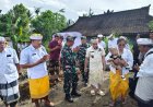 Pasiter Kodim Klungkung Hadiri Peletakan Batu Pertama Pembangunan KDKMP