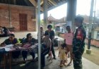 Serda Bagus Dampingi Kegiatan Posyandu di Desa Manduang