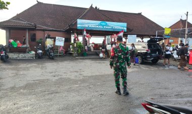 Sertu Azar Lakukan Patroli di The Angkal Fast Cruise