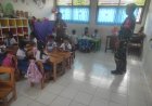 Babinsa Koramil Klungkung Kunjungi TK Negeri Kamasan