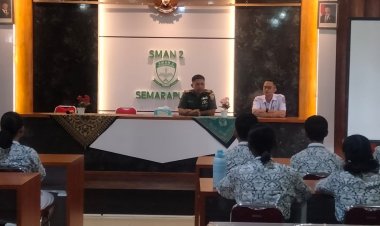 Kodim Klungkung Bergerak Sosialisasikan Persami KKRI di SMAN 1 dan SMAN 2 Semarapura